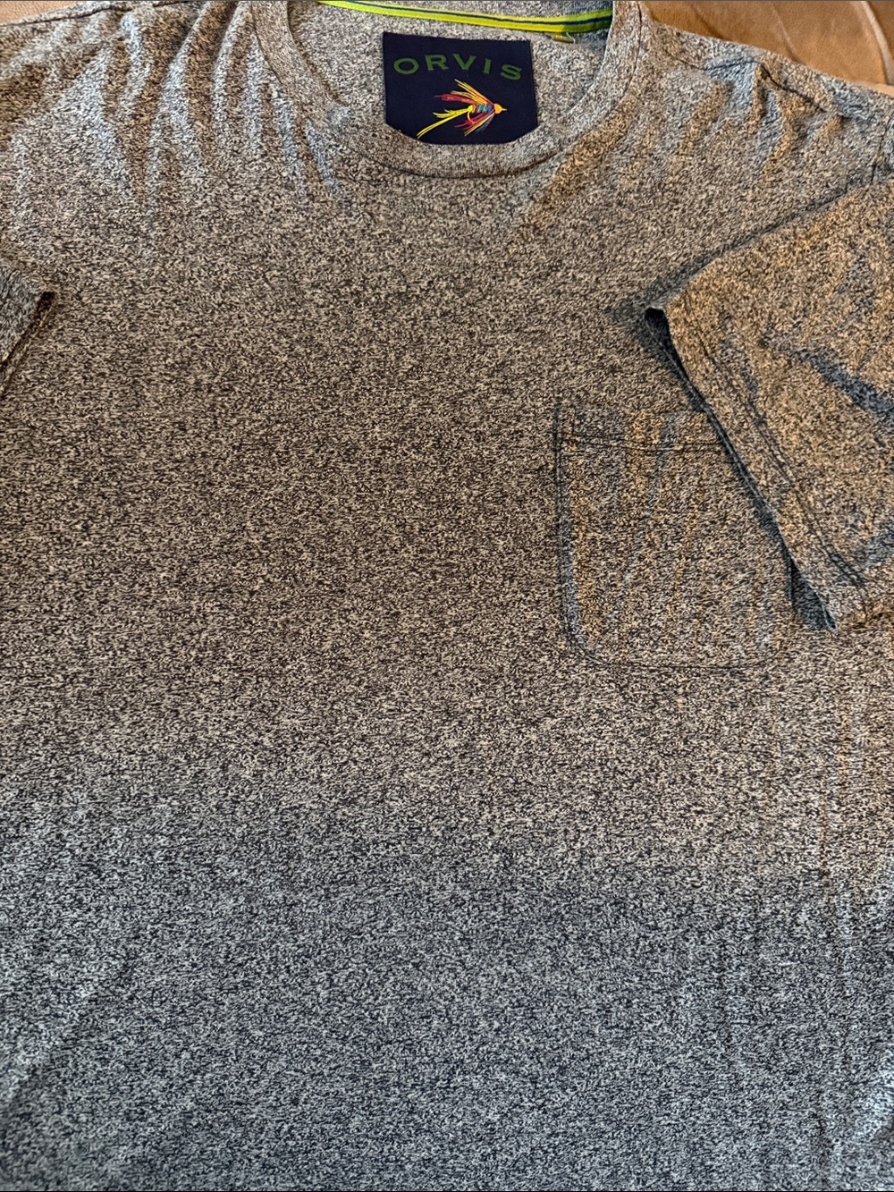 Orvis Gray Heather Pocket T‑Shirt